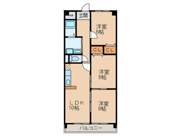 Ｓ－ＦＯＲＴ春日井の物件間取画像